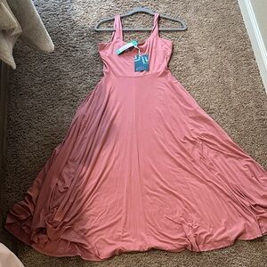 Market & Spruce Dusty Rose Maxi Dress